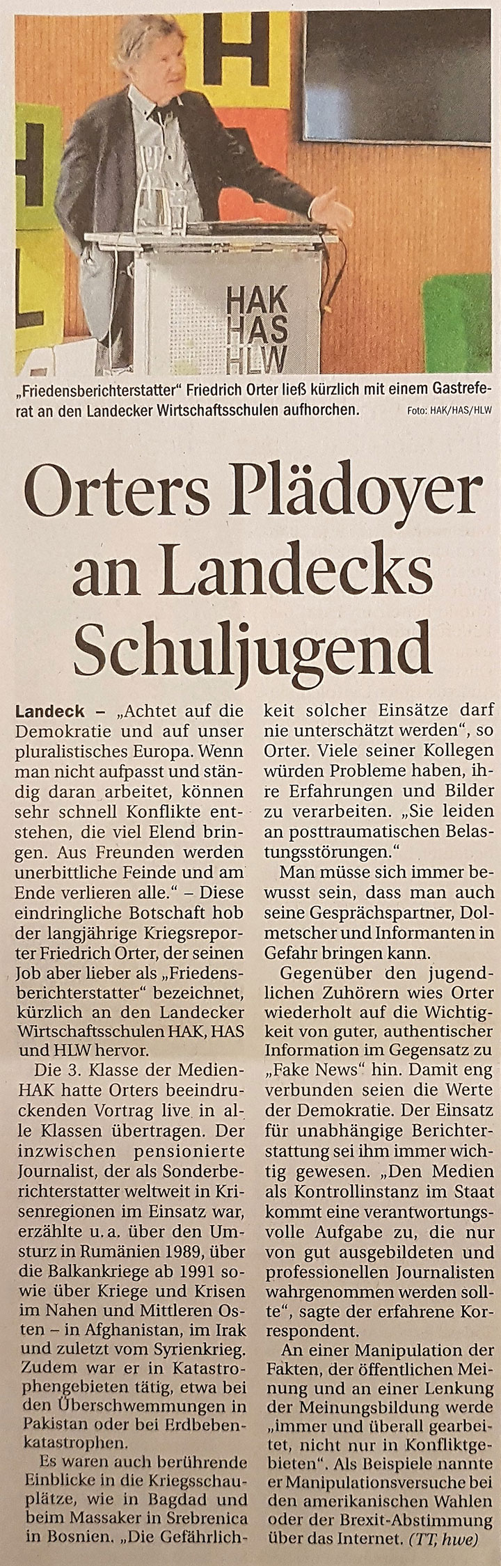 Tiroler Tageszeitung Newsticker